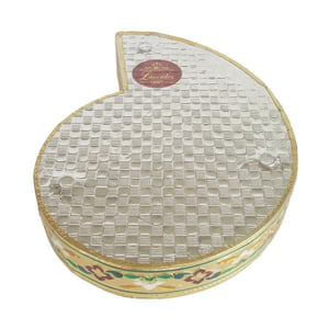 Peacock Shaped Handmade Meenakari Empty Dry Fruit Box - 7"X5.5" G.M.